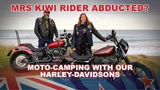 Mrs Kiwi Rider Abducted? - Moto-Camping with Our Harley-Davidsons