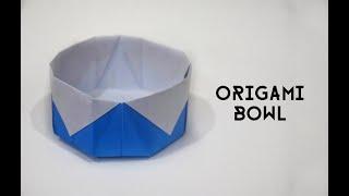 How to Create an Origami Bowl | Paper Bowl | Dish (Ganpati Special)