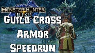 Speedrun with the Guild Cross Armor Set! Monster Hunter Rise