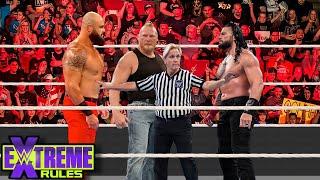 FULL MATCH - Roman Reigns vs Braun Strowman vs Brock Lesnar - WWE Extreme Rules 2022