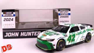 2024 JOHN HUNTER NEMECHEK DOLLAR TREE TOYOTA CAMRY DIECASTBUFFET NASCAR DIECAST CHASSIS REVIEW 1/64