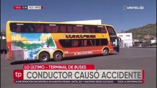 Cbba.: Retienen a una flota en la terminal, que causó un accidente en la carretera a Santa Cruz