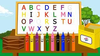 Пісня ABC, алфавіт для дітей з мультяшними звукам