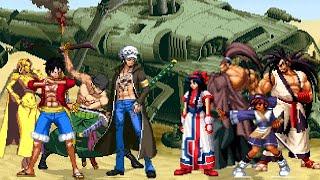 [KOF Mugen] Dream Battle | SNK Pirate One Piece vs SNK Samurai Showdown [ 4vs4 ]