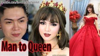 Man To Woman - Makeup Transformation Boy To Beauty Queen 