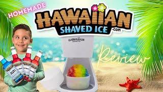 HOMEMADE HAWAIIAN SHAVED ICE! FLAVORED SYRUPS REVIEW Homemade Snow Cones Flavor Mixes