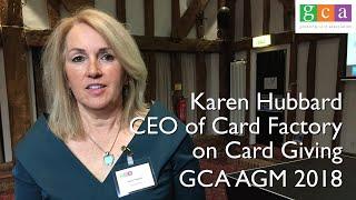 Karen Hubbard - CEO of Card Factory - GCA AGM 2018