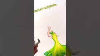 Tinkerbell inspired  Holly Nichols Illustration #asmr #tinkerbell #fashionillustration