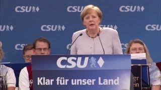 Bundeskanzlerin Angela Merkel: „Wir müssen selber für unsere Zukunft kämpfen“