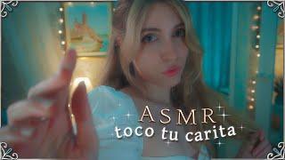 TOUCHING YOUR FACE  ASMR Princess  screen tapping, hand movements and visuals 
