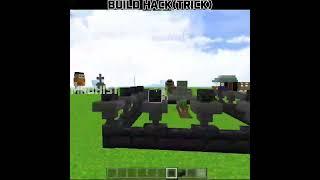 Minecraft Build Hack And Minecraft TikTok Hacks #shorts