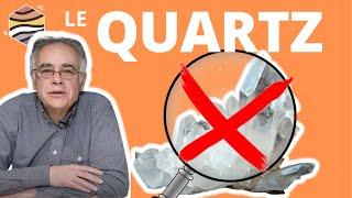 IDENTIFIER le QUARTZ dans une ROCHE sur le TERRAIN