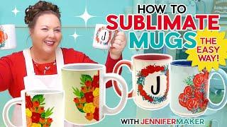 How to Sublimate Mugs the Easy Way: 3 Ways + 3 Styles, including Full Wrap!