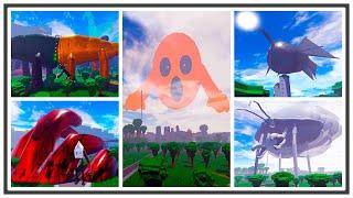 That's No Sun, That's No Moon and Tornado Crab in Trevor  Henderson Giant Universe