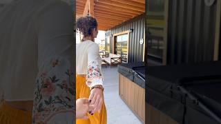 I surprised my wife with this container home Airbnb in Montana