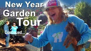 Garden Tour | Better Ways to Grow More Food Easy & Container Gardening, Compost in Place & Woodchips