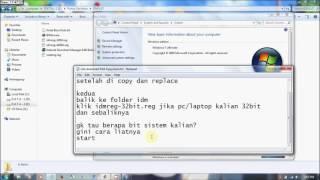 Tutorial Membuat IDM Menjadi Full Version