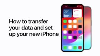 How to transfer your data and set up your newiPhone I Apple Support