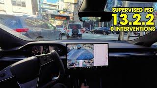 Witness Tesla's FSD 13.2.2 Flawlessly Navigate NYC With Zero Intervention!