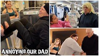 ANNOYING OUR DAD / TRAVELING TO NY   | VLOG#1959