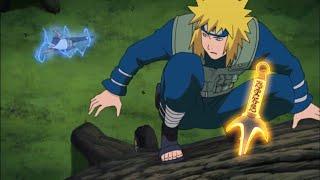 Minato supera a velocidade do Raikage - Minato se torna Hokage | Naruto Shippuden