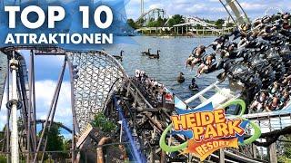 TOP 10 Fahrgeschäfte im Heide Park