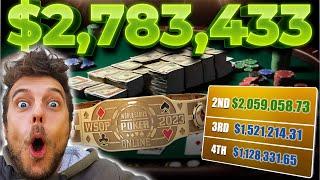 HOW I WON 3 MILLION DOLLARS IN A POKER TOURNAMENT | $5,000 WSOP Main Event | Finale