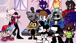 Attacklovania But Different Characters Sing It  (FNF Everyone Sings Attacklovania)