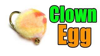 Clown Egg Fly Tying