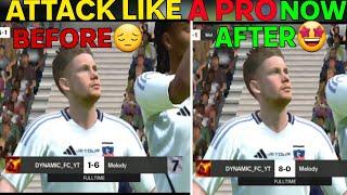 HOW TO ATTACK LIKE A PRO IN FC MOBILE LATEST UPDATE | DYNAMIC FC