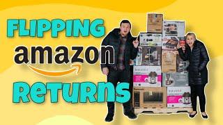 WE TRIED FLIPPING AN AMAZON RETURNS PALLET - Can We Pay Our Mortgage With The Profit?