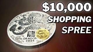 $10,000 Silver and Gold Stacking Buying Spree!