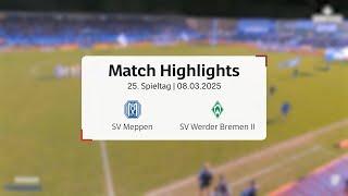 Dramatisches Unentschieden zwischen Meppen und  Werder Bremen II  | Regionalliga Nord 25. Spieltag