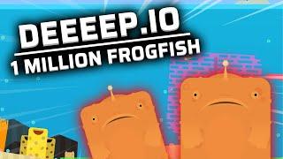 1 MILLION FROGFISH CHALLENGE!! | Deeeep.io gameplay