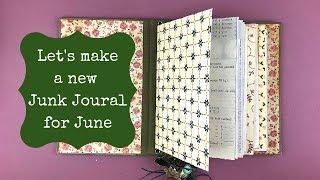 DIY No Sew Junk Journal for Beginners using Johanna Clough's Binding Method