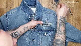 DIY / Selbst gemacht: Destroyed Jeans Jacke