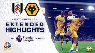 Fulham v. Wolves | PREMIER LEAGUE HIGHLIGHTS | 11/27/2023 | NBC Sports