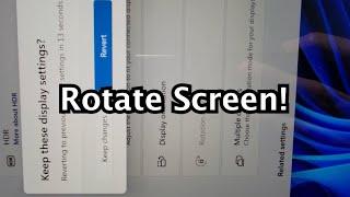 How to Rotate Screen on Windows 11 or 10 PC