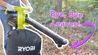 What's a Leaf Vacuum? // Review of Ryobi 40-Volt Lithium-Ion Cordless Battery Leaf Vacuum/Mulcher