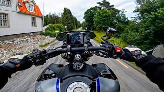 YAMAHA MT 09 SP WHEELIES POV | AKRAPOVIC EXHAUST