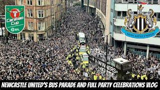 I HAVE NEVER SEEN ANYTHING LIKE THIS, Newcastle United’s HISTORY MAKING Carabao Cup parade !!!!