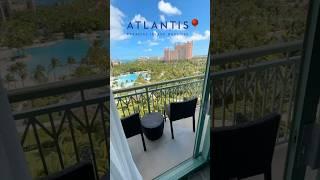 Room tour of the Cove at Atlantis!  #Atlantis #ParadiseIsland #VacationVibes BahamasAtHeart