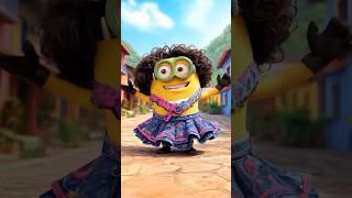 Minions sing Madrigal Family 'We Don’t Talk About Bruno'!  #minions #encanto #youtubekids #shorts