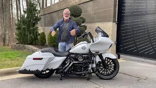 Turbo Harley bagger.