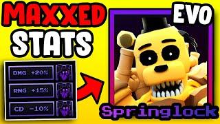 MAX GLITCHED BOOSTS on the new evolved freddy is insanity..