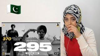 295 | Official Song | #sidhumoosewala | #moosetape | #pakistanireaction