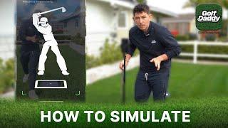 How to Simulate your Shot on the Golf Daddy App