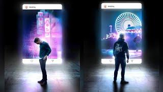 PicsArt Tutorial - Edit 3D Instagram Glowing Photo Effect