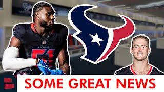 The Houston Texans Just Got GREAT NEWS Ahead Of Week 1