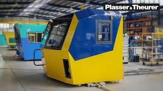 Efficient cabin construction process – Plasser & Theurer | aktuellTV (EN)